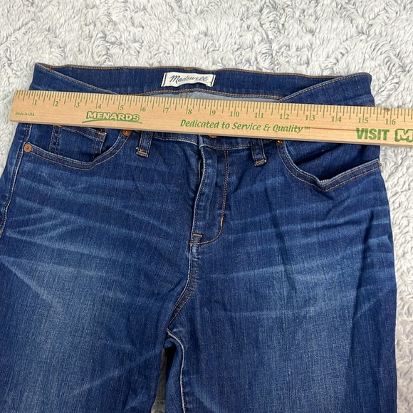 Madewell Skinny Skinny Crop Blue Denim Jeans size 30 - Picture 6 of 8